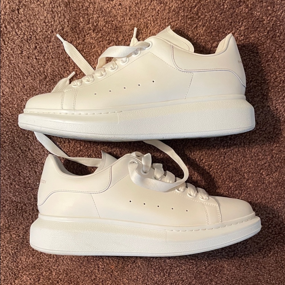 Alexander McQueen Cream Sneakers - Picture 2 of 5